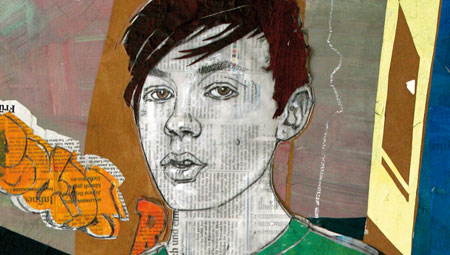 Portrait-Collage von Katja Weikenmeier
